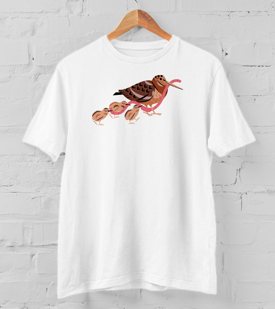 Everpress Shop Everybody Grab Hold Bird And Chicks With Worms T-Shirt
