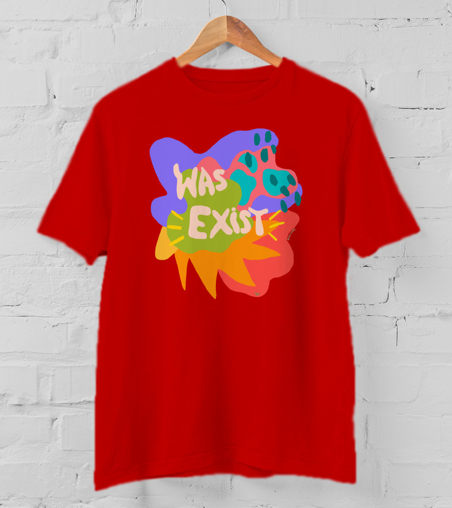 Soleoado Leȯ Was Exist Was Exist Colorful Abstract T-Shirt