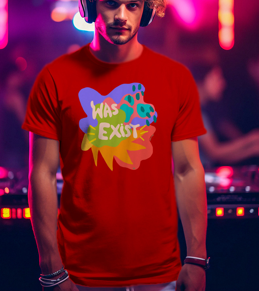 Soleoado Leȯ Was Exist Was Exist Colorful Abstract T-Shirt