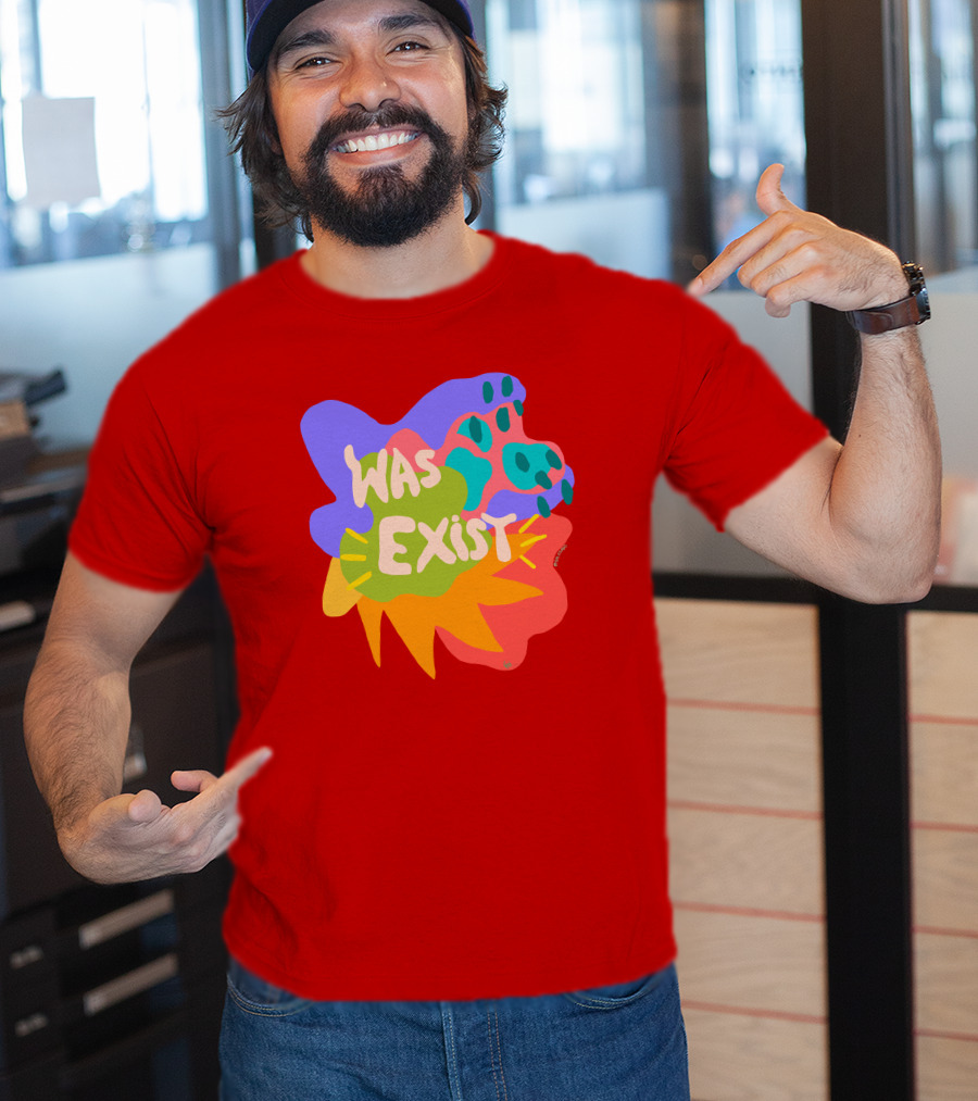 Soleoado Leȯ Was Exist Was Exist Colorful Abstract T-Shirt
