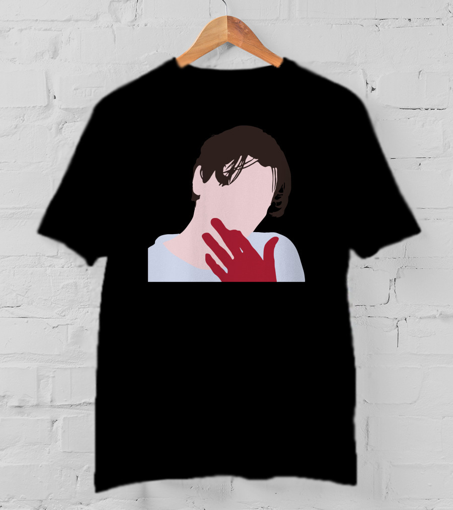 Billy Loomis Graphic Red Hand Monochrome Face T-Shirt