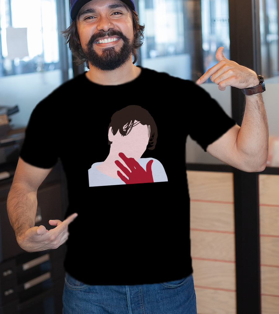 Billy Loomis Graphic Red Hand Monochrome Face T-Shirt