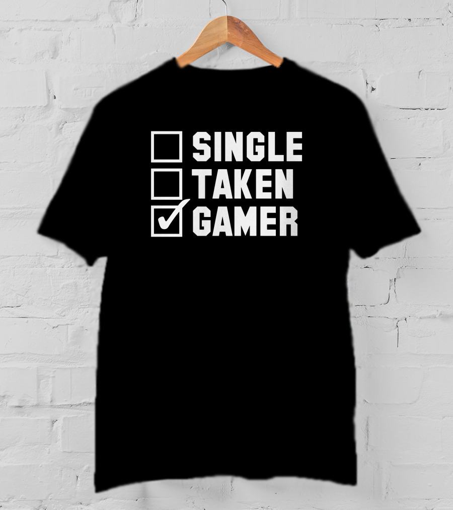 Single Taken Gamer Spacey Soda2 T-Shirt