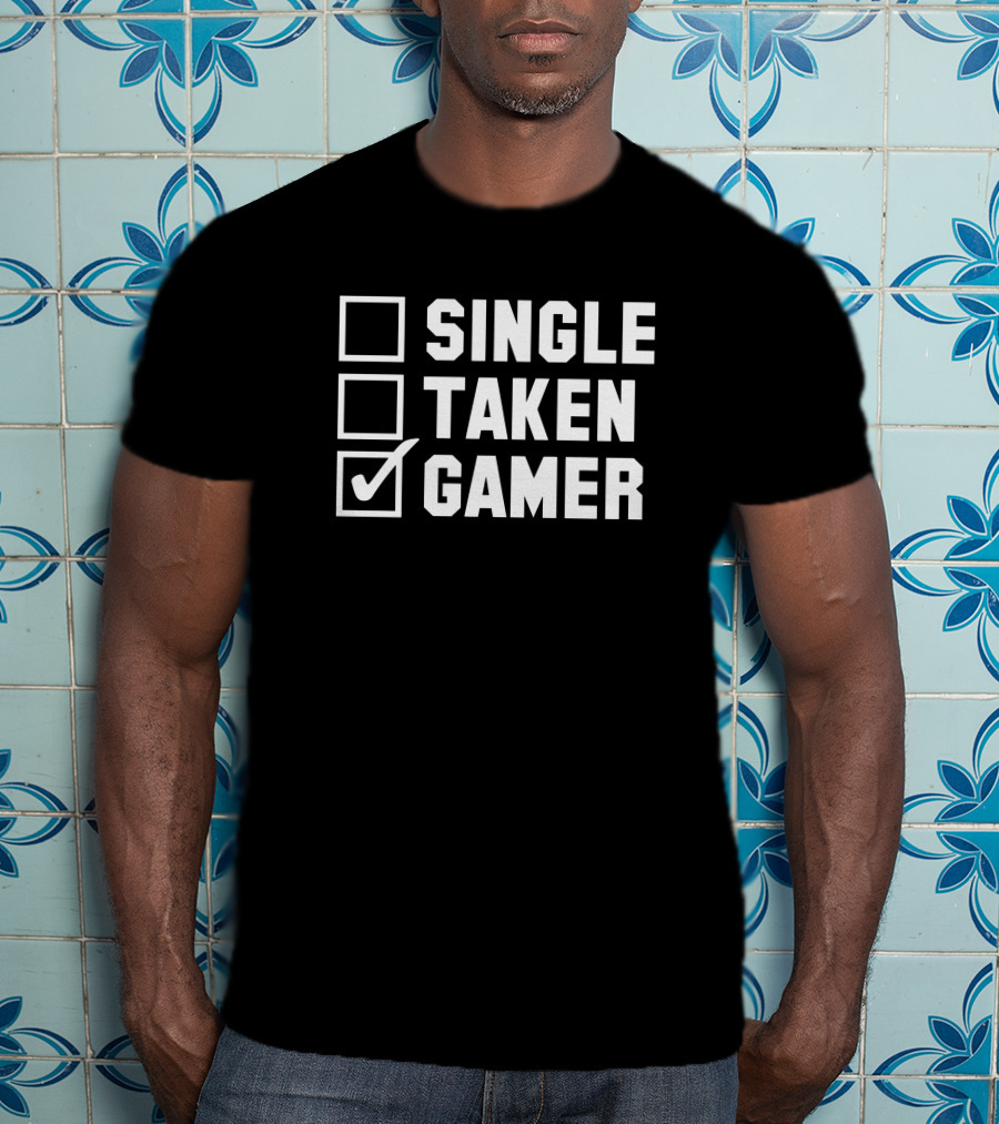 Single Taken Gamer Spacey Soda2 T-Shirt