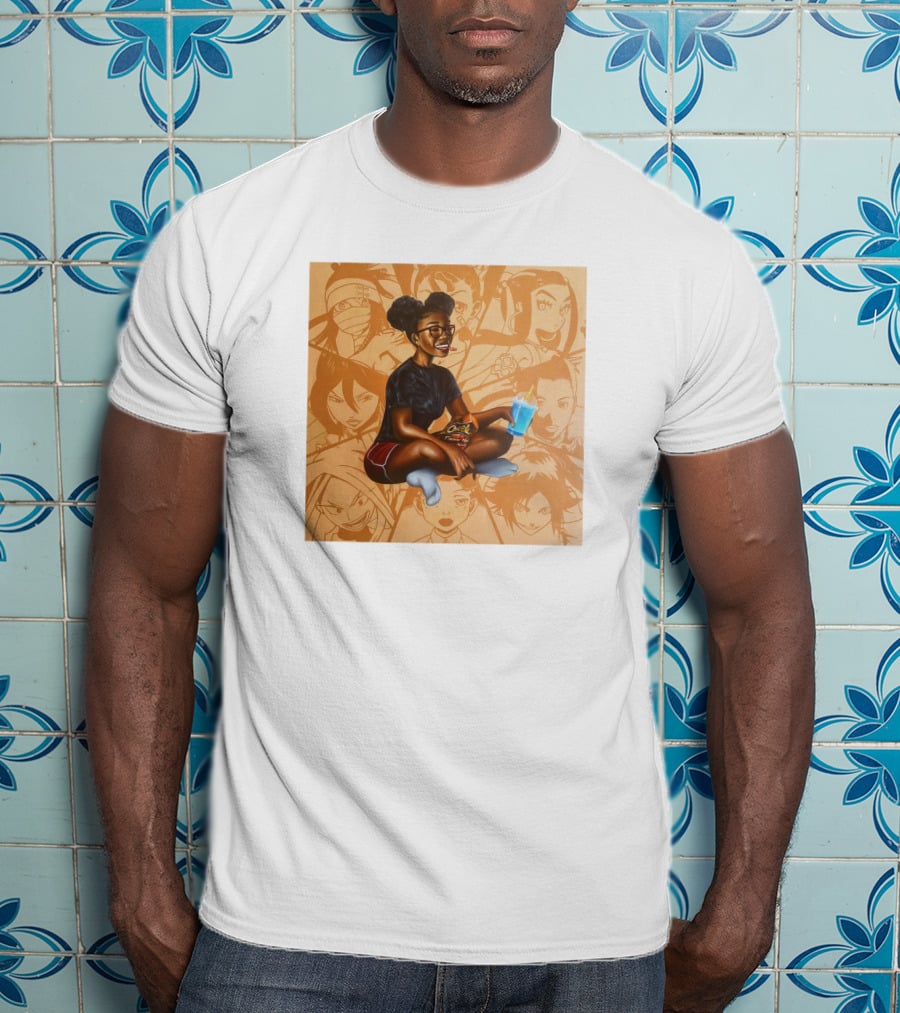 Huey Dynamite Screen Time Fine Be Greedier Anime Character Juice Chips T-Shirt