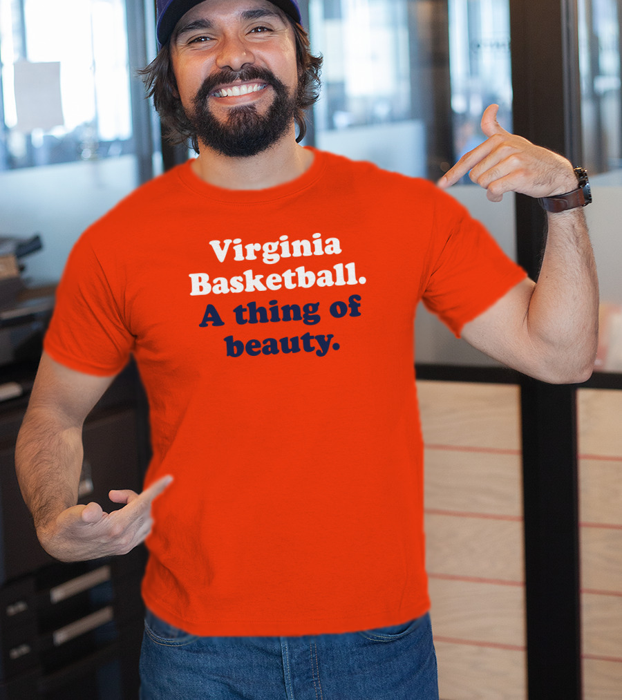 Virginia Basketball A Thing Of Beauty Orange T-Shirt
