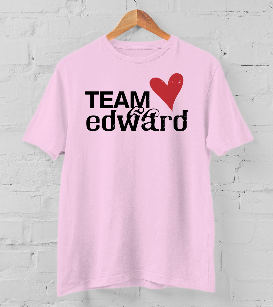 Team Edward Heart Taylor Lautner SNL T-Shirt