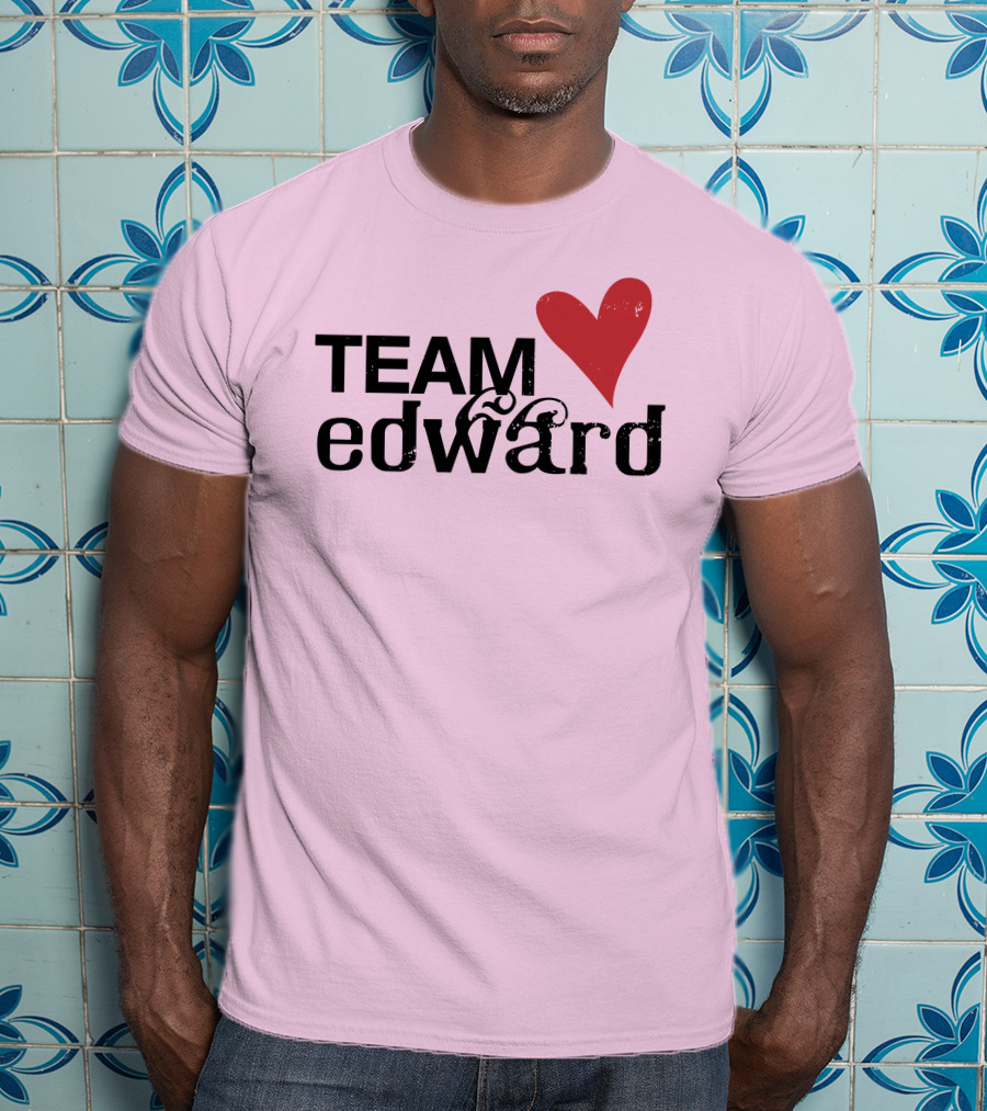 Team Edward Heart Taylor Lautner SNL T-Shirt