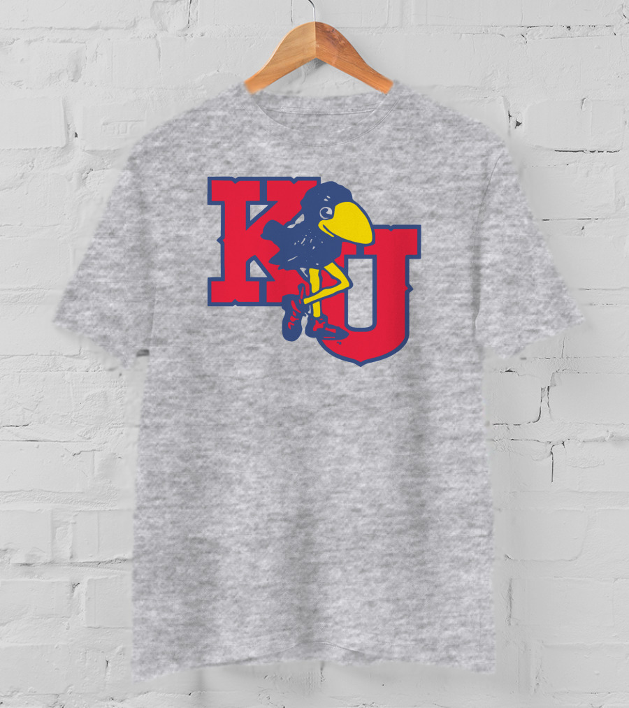 KU Homefield Vintage Long Leg Jayhawk T-Shirt
