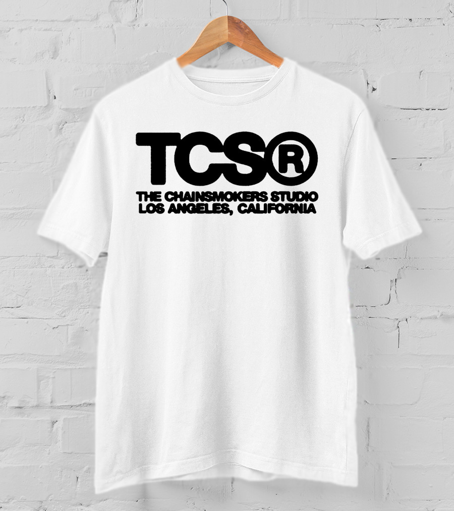 TCS The Chainsmokers Studio Los Angeles California The Chainsmokers Merch Store T-Shirt