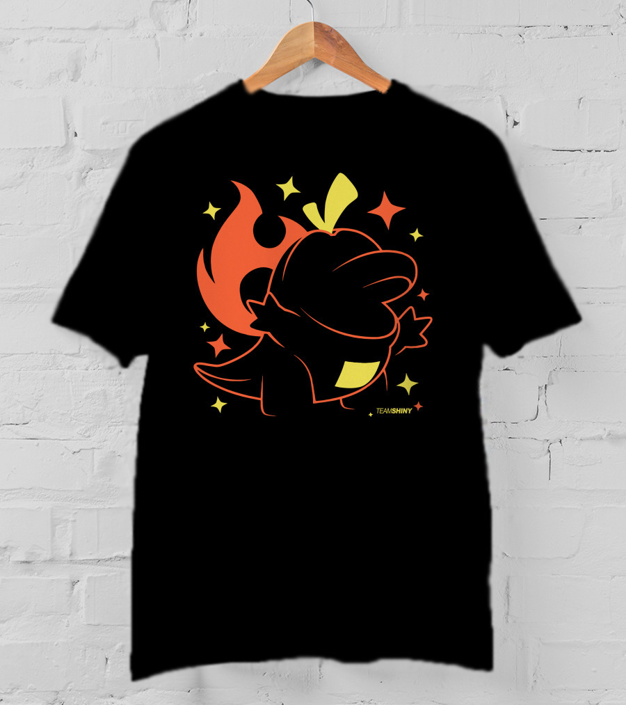 Fuecoco Team Shiny Fire Croc Merch Land Adrive Tk T-Shirt