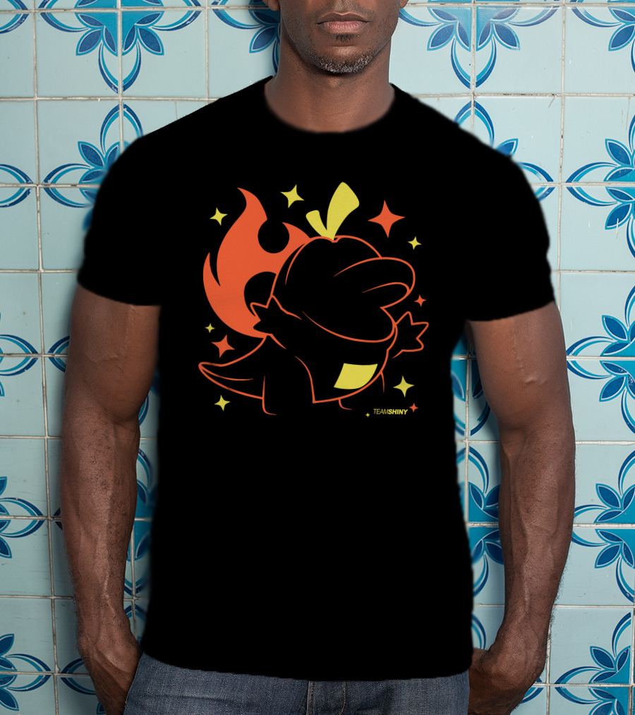 Fuecoco Team Shiny Fire Croc Merch Land Adrive Tk T-Shirt