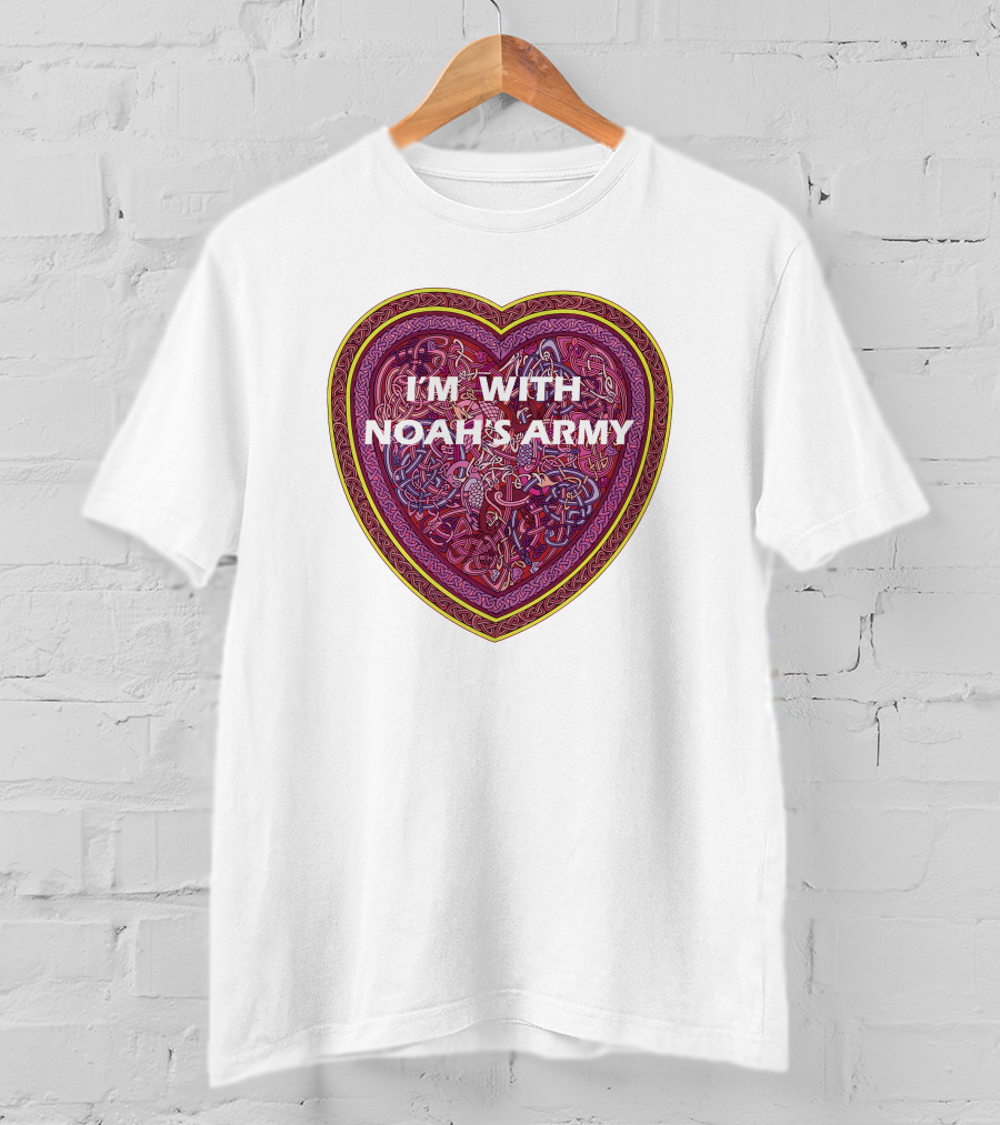 I'm With Noah's Army Heart T-Shirt