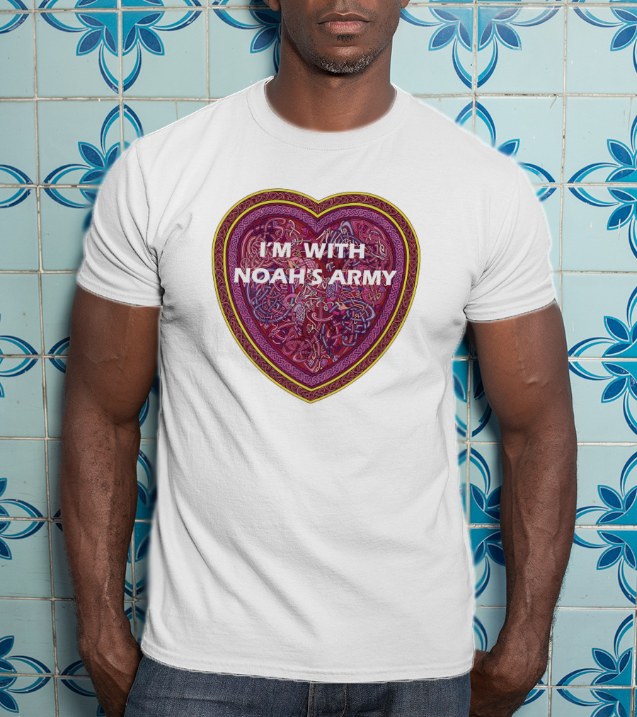 I'm With Noah's Army Heart T-Shirt