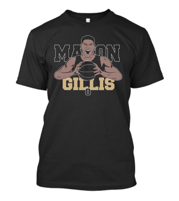 Mason Gillis Basketball Player Energetic Portrait Jon Rothstein Nice Bison Store T-Shirt