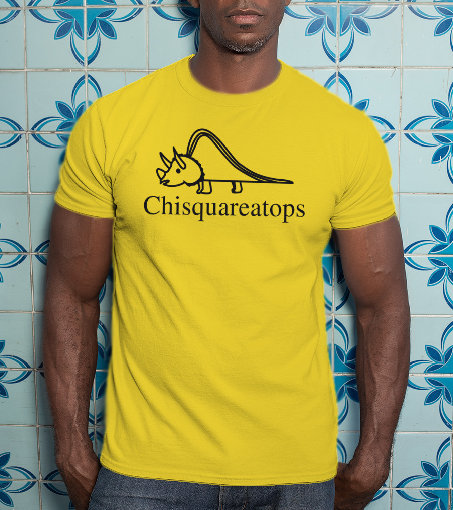 Kristen Fouss Cricut Chisquareatops Dinosaur T-Shirt