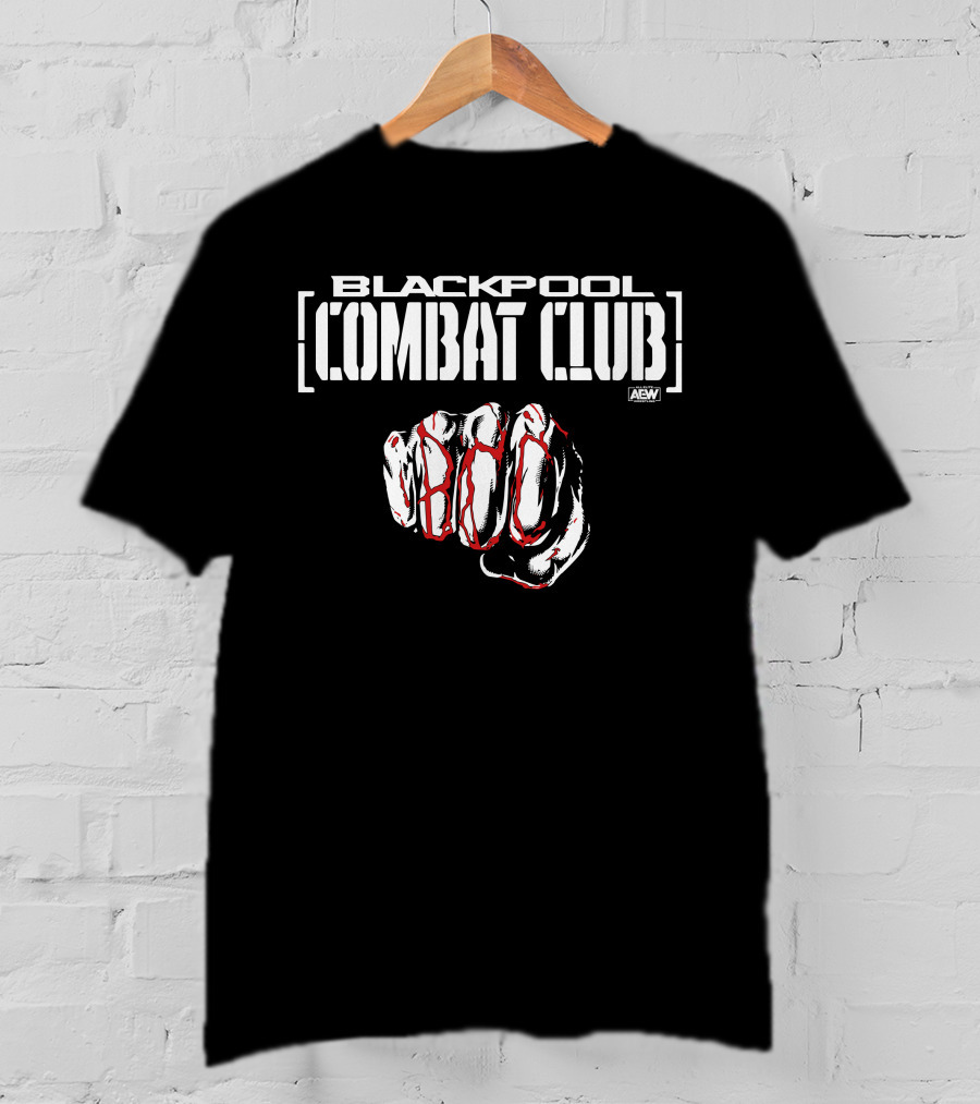 AEW Blackpool Combat Club Forged Fist T-Shirt