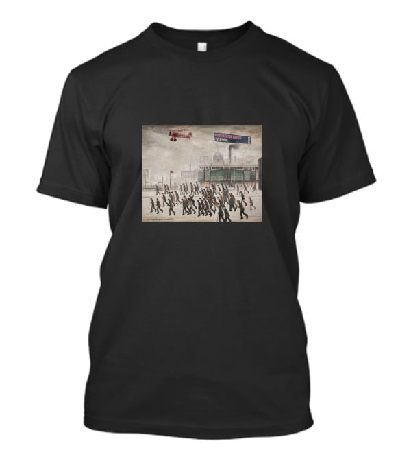 Proper Tees Merch Store Manchester United Liverpool Football Art Crowd Scene T-Shirt