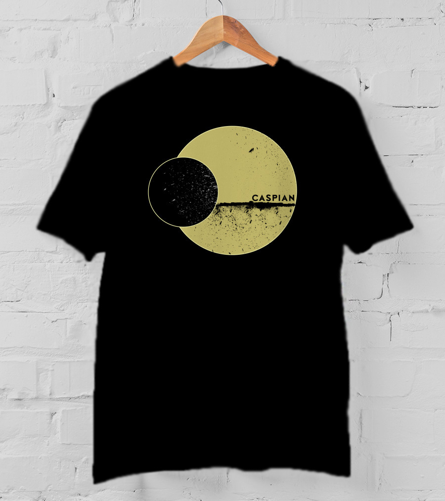 Marek Brave Solid Caspian Wrestle Mania Abstract Circles T-Shirt