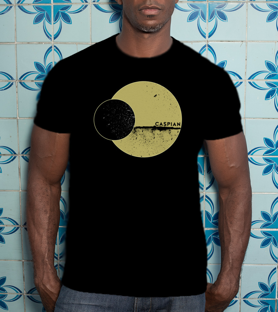 Marek Brave Solid Caspian Wrestle Mania Abstract Circles T-Shirt