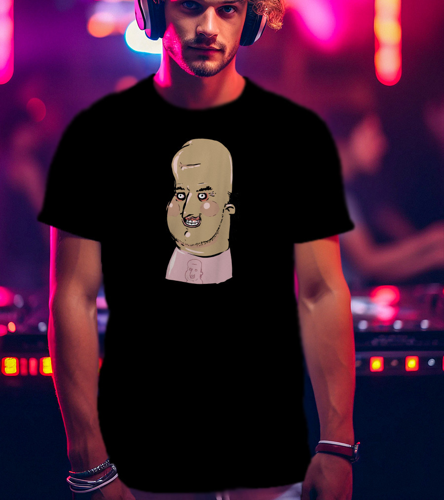 Zogi Corp Store The Critique Jhonen Vasquez Andrew Bell Character With Cartoon Face T-Shirt