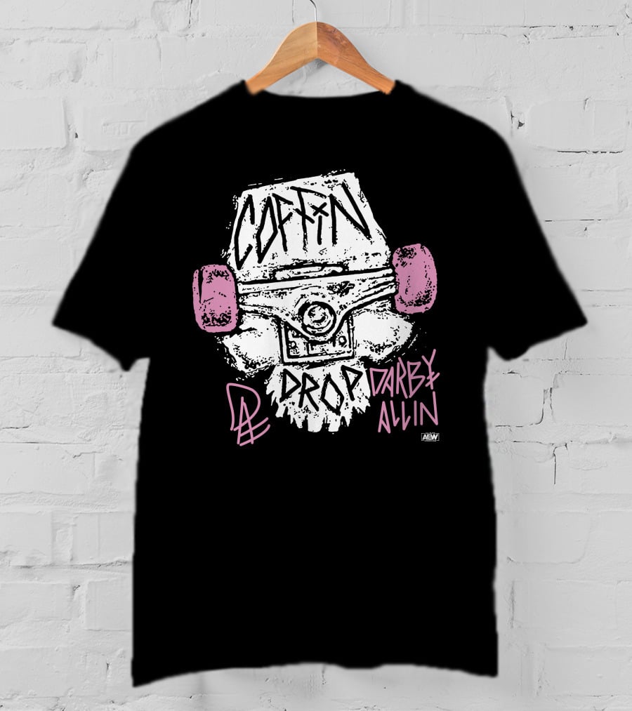 AEW Shop All Elite Wrestling Darby Allin Coffin Drop Snapped T-Shirt