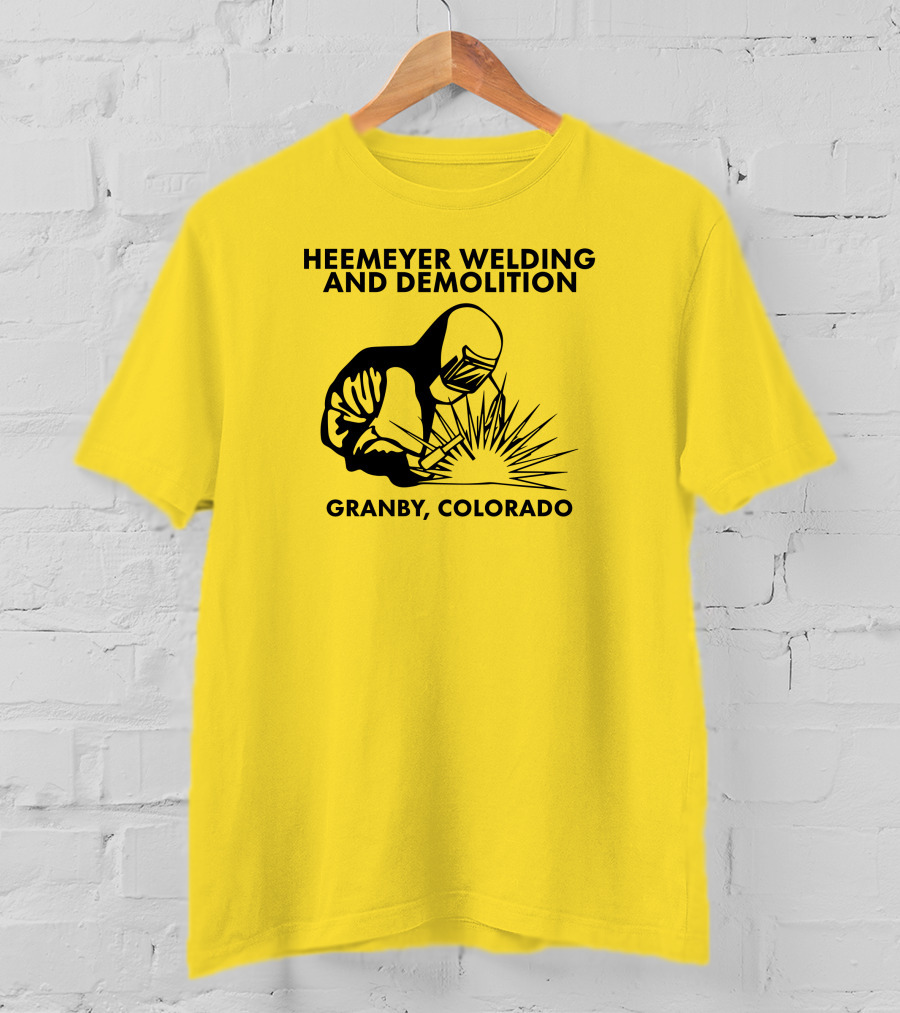 Heemeyer Welding And Demolition Granby Colorado Iconic Welder T-Shirt