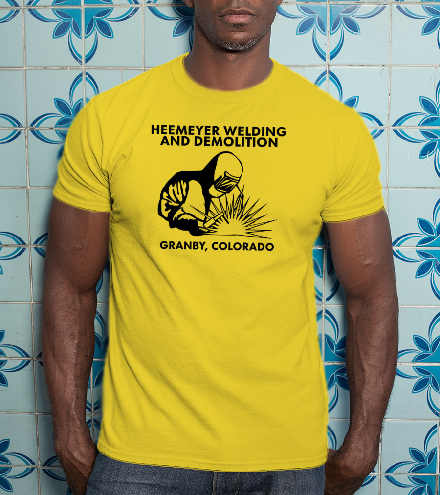 Heemeyer Welding And Demolition Granby Colorado Iconic Welder T-Shirt