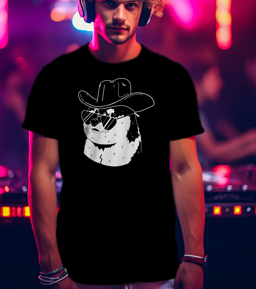 Rodeo Doge Riding Meme Remill Cryptocurrency NFT Concept T-Shirt