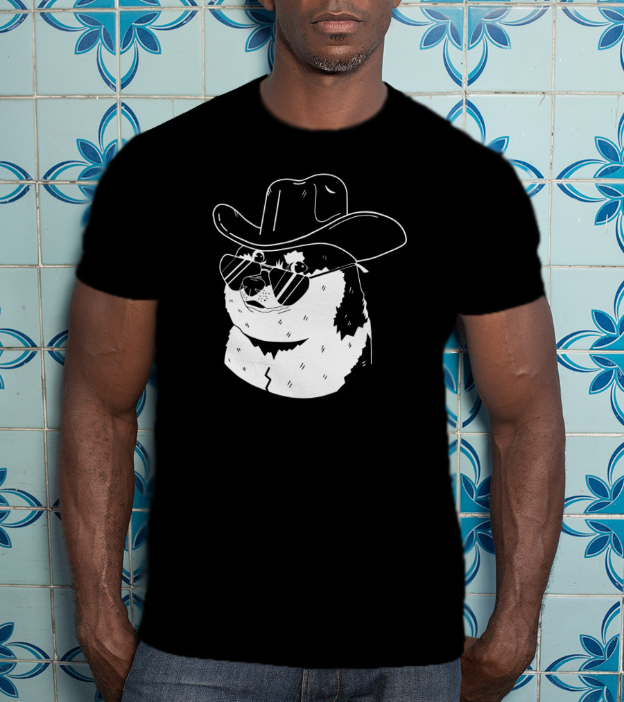 Rodeo Doge Riding Meme Remill Cryptocurrency NFT Concept T-Shirt