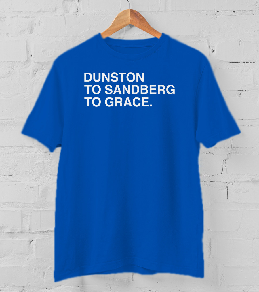 Duston To Sandberg To Grace Iconic Baseball Trio T-Shirt