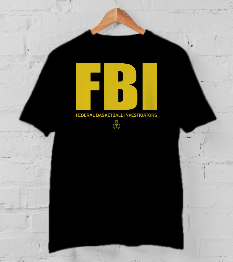 FBI Federal Basketball Investigators Basketball T-Shirt