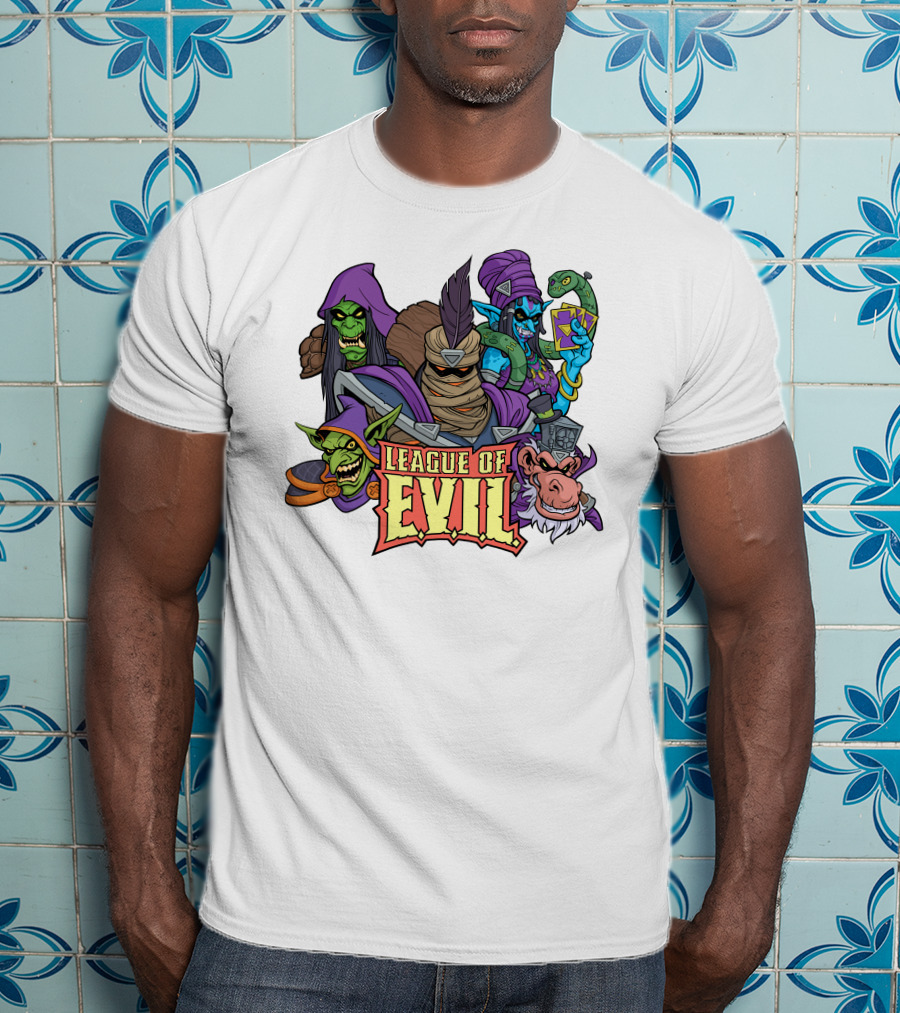 League Of Evil Fantasy Villains Assembly T-Shirt