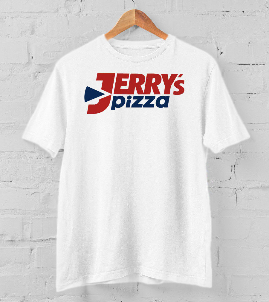Eric D Jerrys Pizza Logo Design Jerrys Pizza T-Shirt
