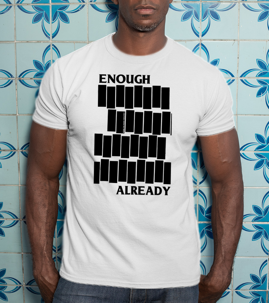 Bomb The Music Industry Enough Already Iconic Bar T-Shirt