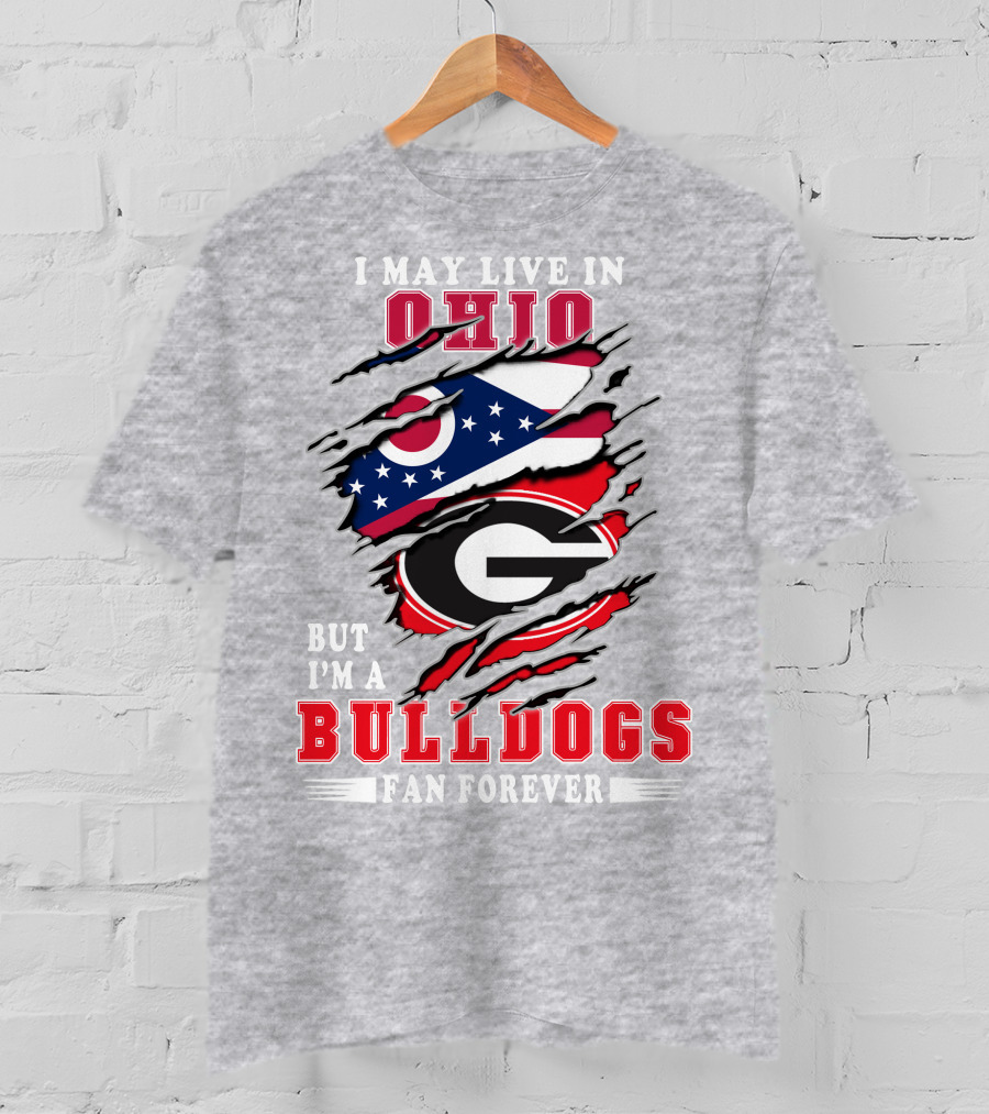 Ohio Georgia Bulldogs Fan Forever T-Shirt