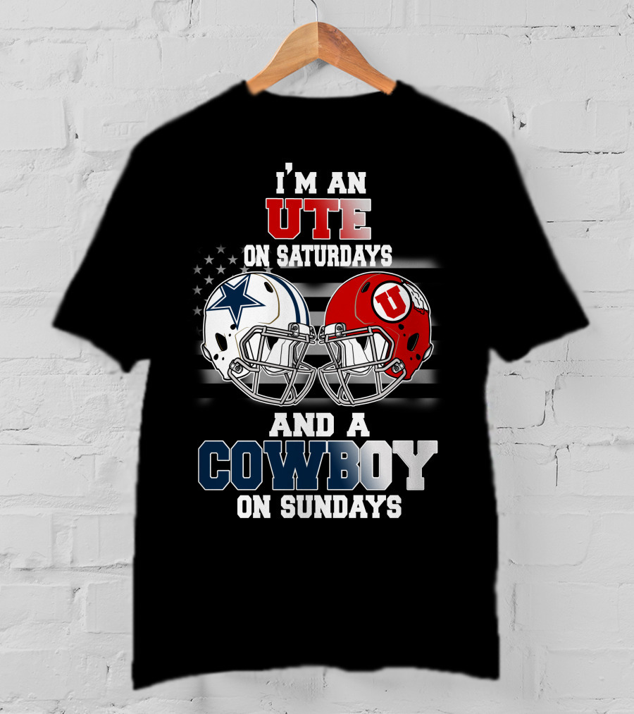 I'm An Ute On Saturdays And A Cowboy On Sundays T-Shirt