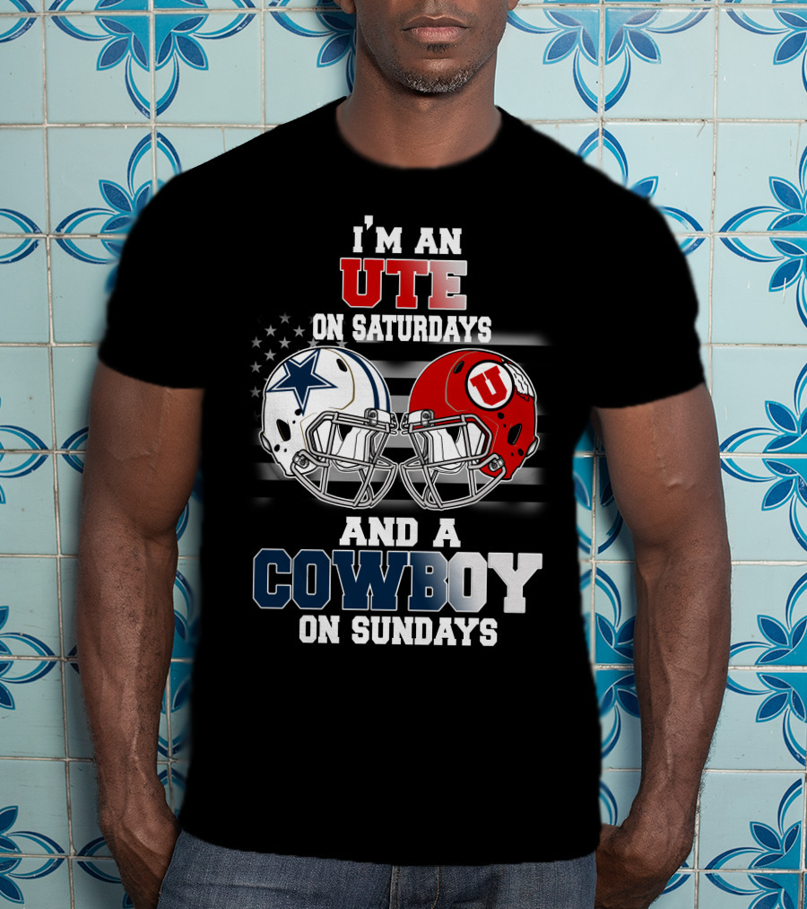 I'm An Ute On Saturdays And A Cowboy On Sundays T-Shirt