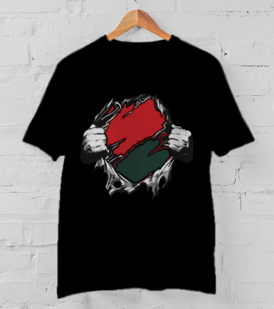 Red And Green Inner Strength Pa Ca T-Shirt