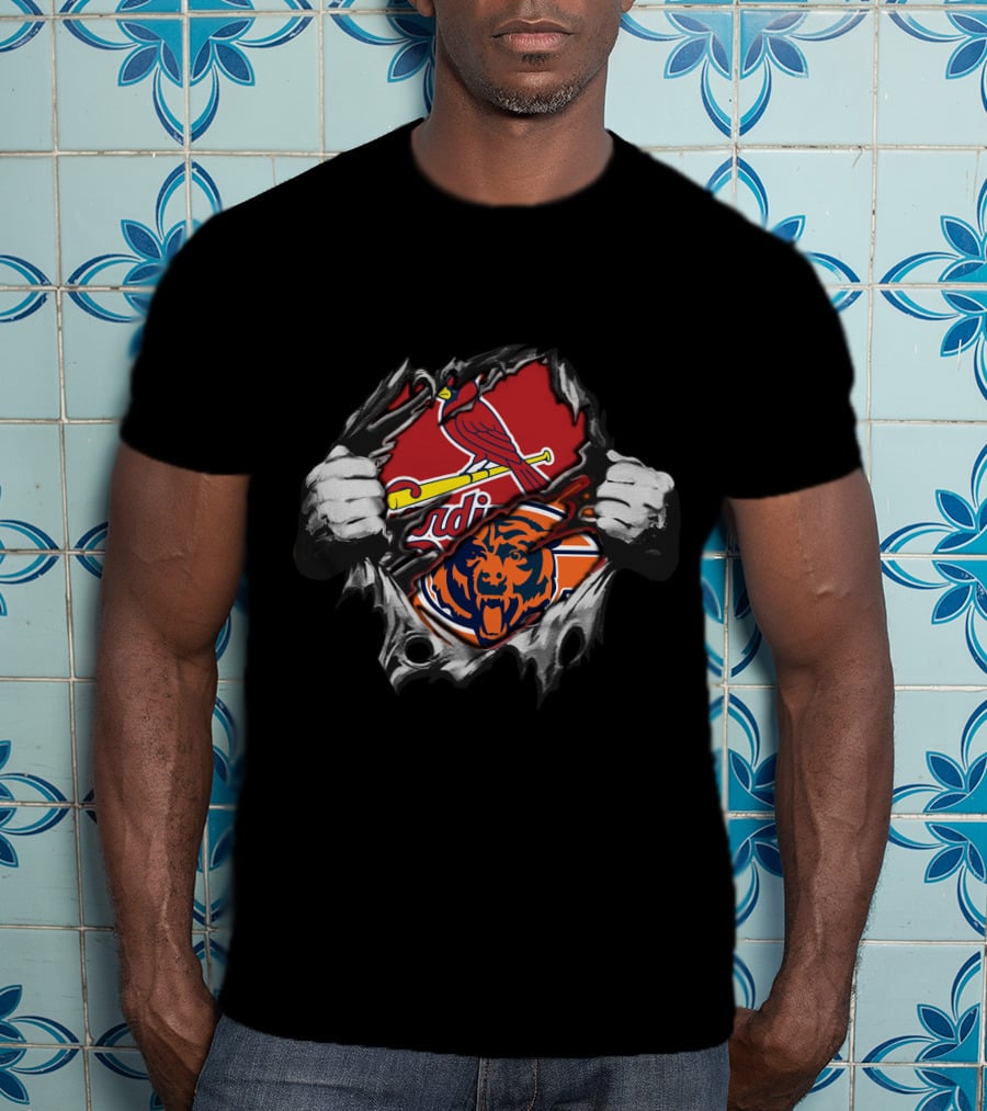 Chicago Bears St. Louis Cardinals Fusion T-Shirt