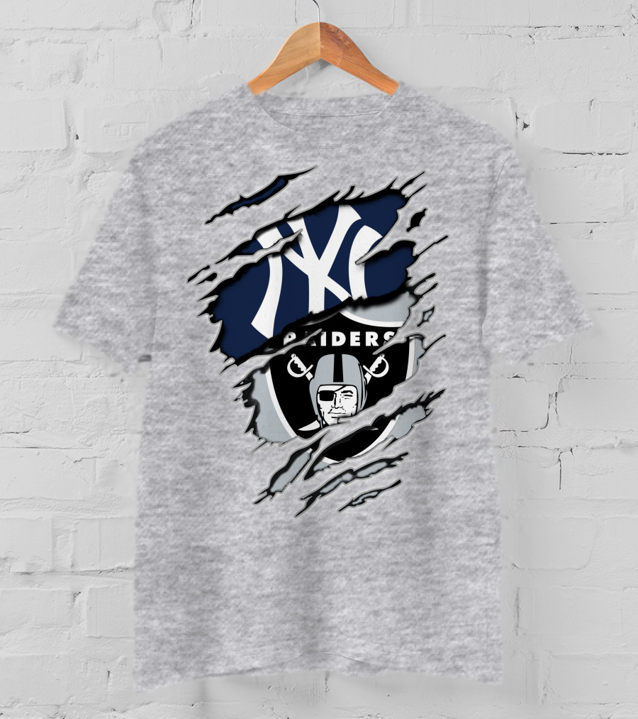 Raiders Yankees Ny Crossover T-Shirt