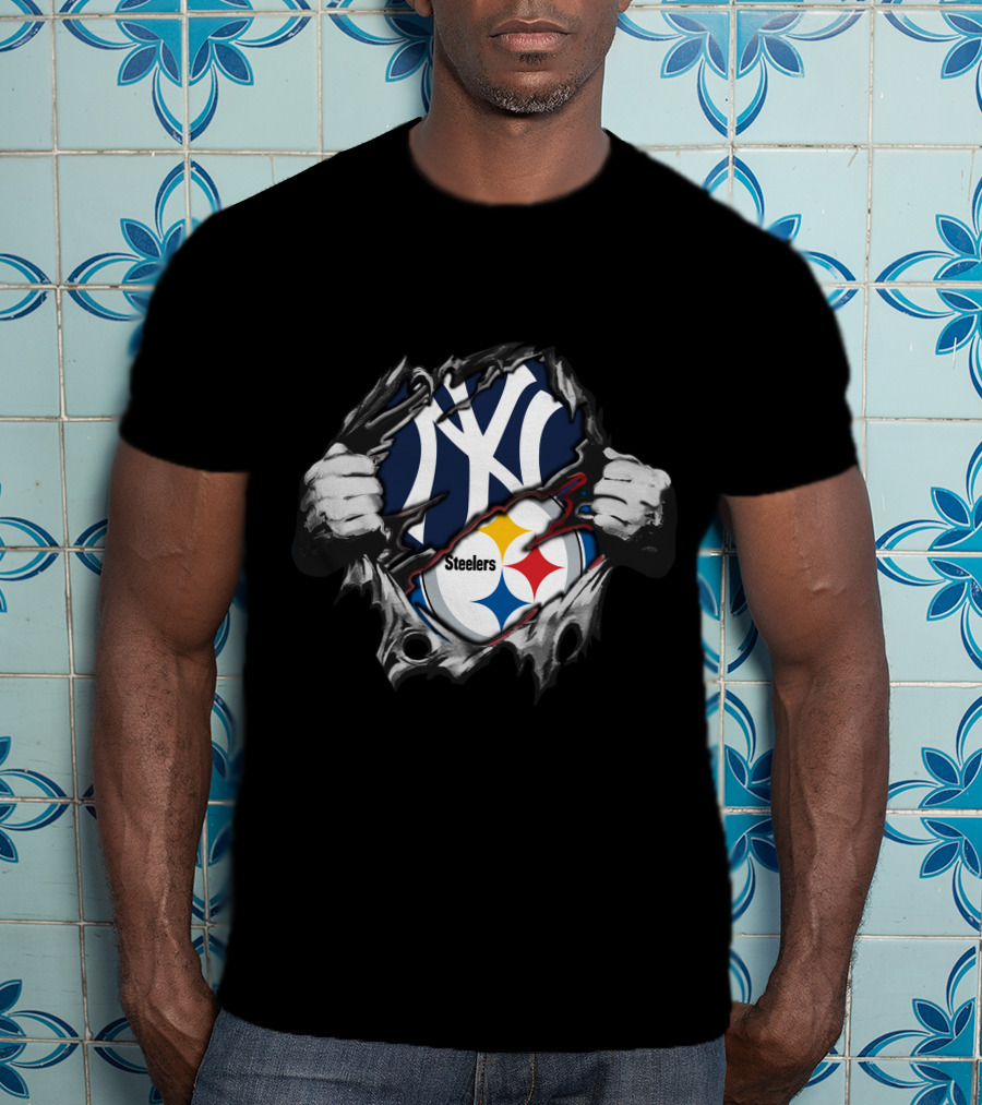 Steelers Yankees Crossover Fan T-Shirt