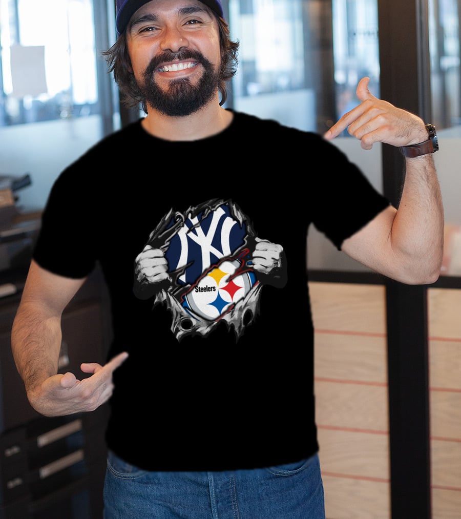 Steelers Yankees Crossover Fan T-Shirt