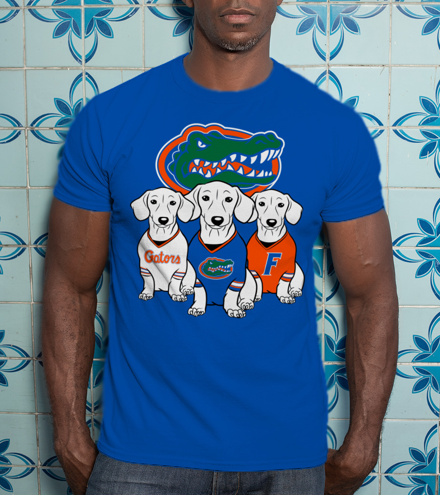 Florida Gators Dachshund Dogs T-Shirt
