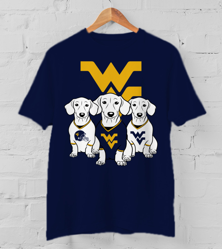 Wvu Mountaineers Dogs T-Shirt