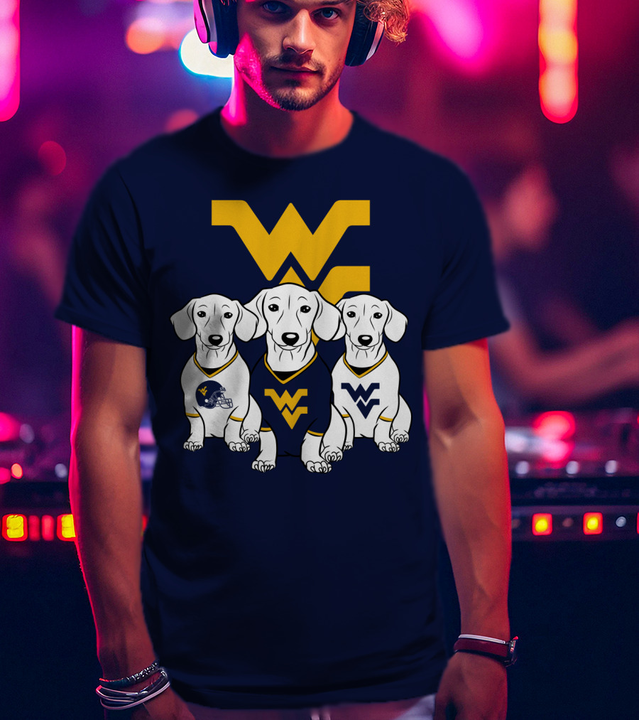Wvu Mountaineers Dogs T-Shirt
