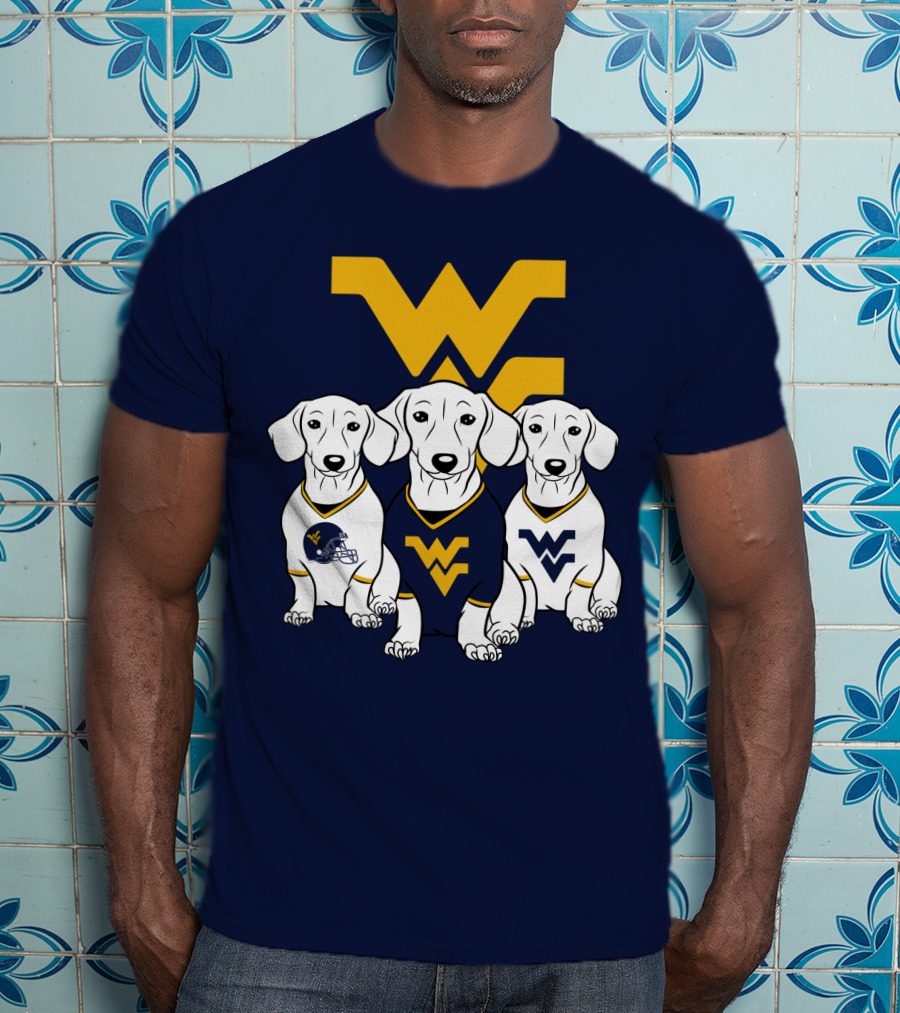 Wvu Mountaineers Dogs T-Shirt