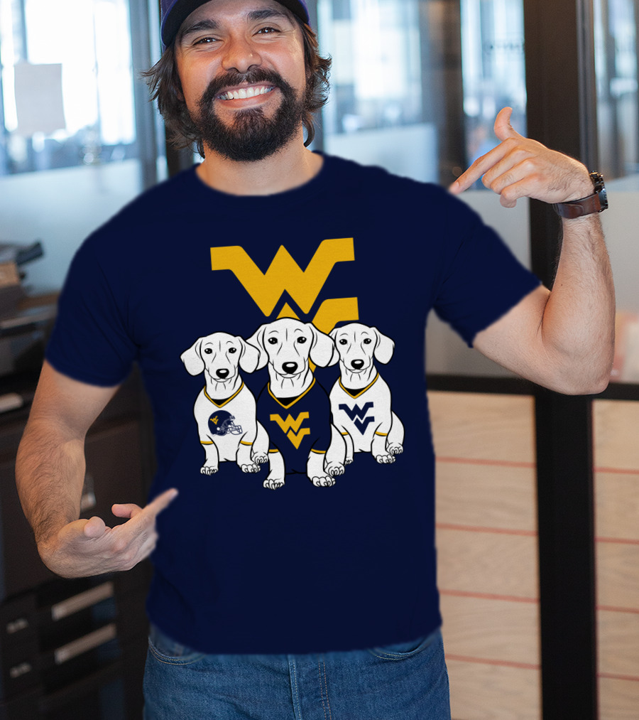 Wvu Mountaineers Dogs T-Shirt