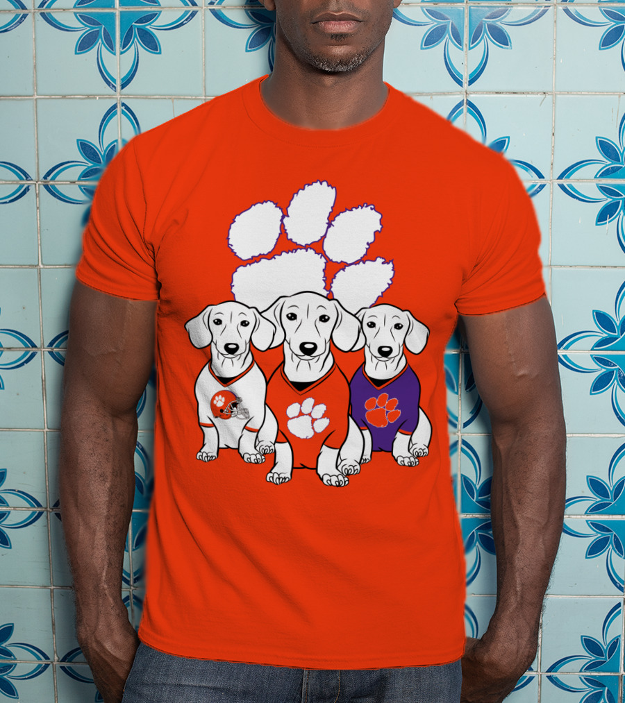 Clemson Tigers Dachshund T-Shirt