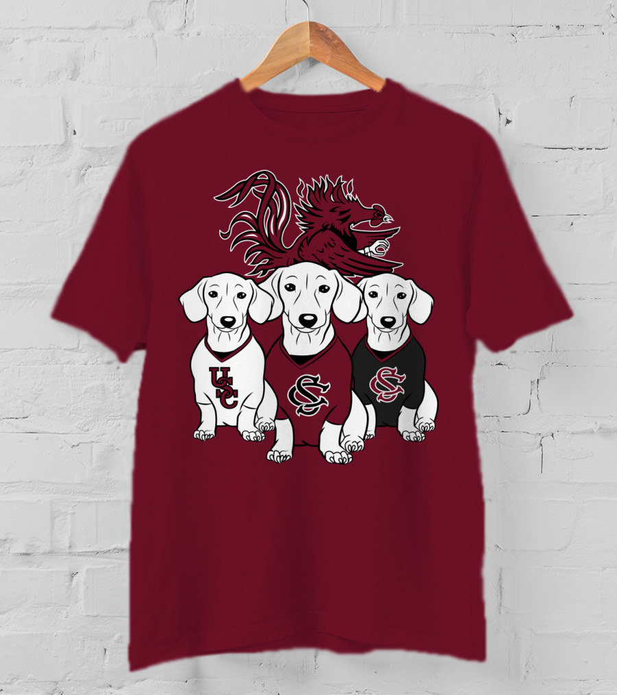 Usc Gamecocks Dogs T-Shirt